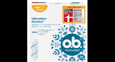 7x O.B. Tampons Pro Comfort Normaal 64er