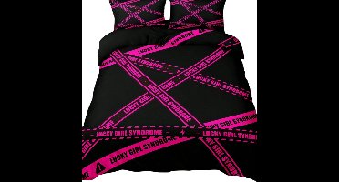 3-Delige Lucky Girl Syndrome Dekbedovertrekset — Trendy & Zelfverzekerd - 200x200cm