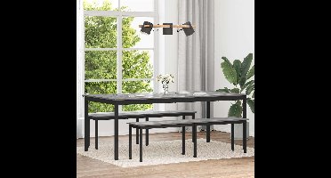 vidaXL - Eettafels - Bewerkt - hout