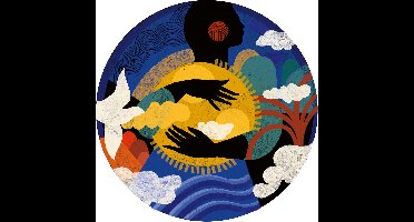 Ravensburger puzzel Little Sun - ronde legpuzzel 500 stukjes.