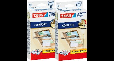 Tesa - Raamrooster - Wit - 1,2 x 1,4 m - Dakramen - UV-bestendig