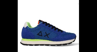SUN68 Tom Fluo - Heren Sneakers Schoenen Blauw Z36102-58 , Maat: EU 43