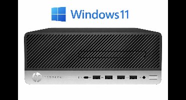 HP ProDesk 600 G3 SFF - Desktop PC voor Kantoor & Thuiswerk - Intel G4400 - 8GB - 256GB SSD - Windows 11