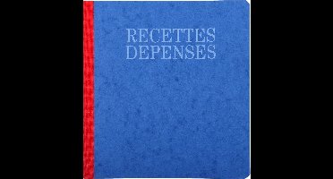 Exacompta 5x Standaard register Ontvangsten - Uitgaven - 80 blad - Geassorteerd - 930E