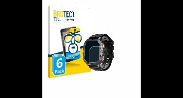 BROTECT - Screenprotector voor Oukitel BT101 2.02" - Folie Beschermfolie transparant 6 Stuks