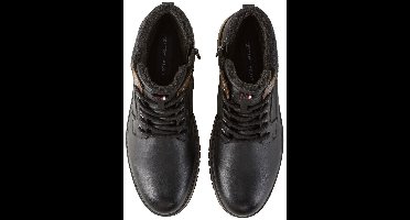 Tom Tailor - Waterdichte enkellaarsjes met voering - Maat 43 - black