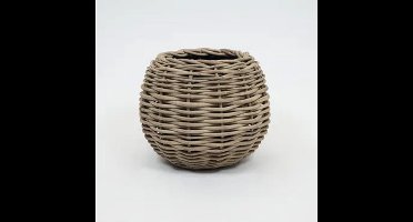 Drypot Tina Extra Dik Rotan Grijs d58h47cm