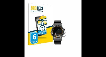 BROTECT - Screenprotector voor Timex Ironman TW5M54300 - Folie Beschermfolie transparant 6 Stuks