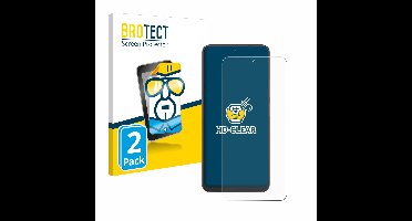 BROTECT - Screenprotector voor Blackview Shark 9 - Folie Beschermfolie transparant 2 Stuks