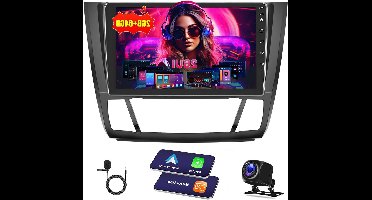 Android Autoradio – Multimedia Systeem – 2 DIN Radio – Navigatiesysteem – DAB+ Ontvanger – 9 Inch Touchscreen – Wireless CarPlay & Android Auto