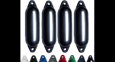 Set van 4 met Majoni Star 45 stootwillen - antraciet, 70 x 24 cm