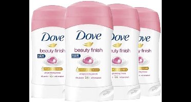 Dove Deodorant Stick Beauty Finish - 4 x 40 Gram