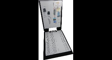 EXXO-HFP #09368 - A4 Super Klembord - Top-scharnierende kaft - Zwart - 1 Stuks