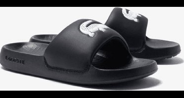 Lacoste Heren Badslipper Serve Slide Blk/white | Maat: 46
