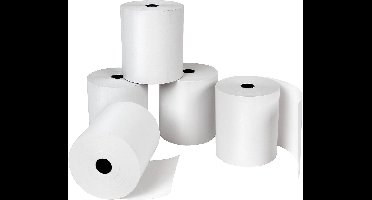 Thermische rollen kassabonprinter 80mm x 75m x 12mm ( doos 20 rollen )
