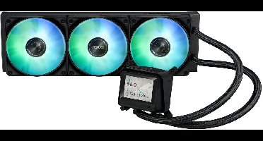 ASUS MAX GAMING LC 360 ARGB LCD - CPU koeling - 360mm radiator (3x 120mm fans) - Socket 1700, 1851, AM4, AM5