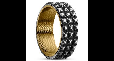 Pearce Pyramis Vintage en Goudkleurige Ring