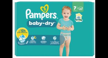 Pampers Baby Dry Size 7 (15+kg) 20's luiers