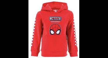 Marvel Spiderman Sweater / Hoodie - Kangaroozak - Rood - Maat 110/116 (6 jaar)