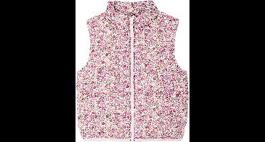 Vertbaudet Mouwloos donsjack met bloemenmotieven voor meisjes