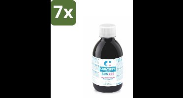 7 x Curasept Mondspoeling 0,05% CHX 200 ml - Mondspoeling - Mondhygiëne - Tandenverzorging - Chloorhexidine - Natriumfluoride