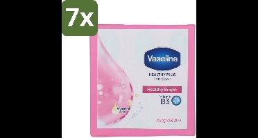 7 x Vaseline - Healthy Bright - Zeeptablet - Reinigend & Verzorgend - 3x75 ml - Zeep - Huidverzorging - Reiniging - Gezondheid - Handen