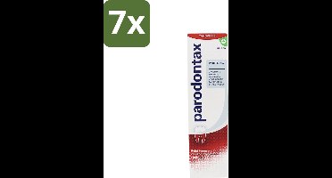 7 x Parodontax - Tandpasta - Whitening - 75ml - Tandpasta - Tanden Witter Maken - Tandplak Verwijderen - Bloedend Tandvlees - Fluoride