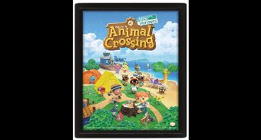 Pyramid Animal Crossing New Horizons-poster Veelkleurig