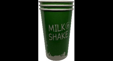 Milkshakebekers Karton 400 cc – Smoothie Bekers – 1000 Stuks