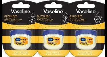 Vaseline Lip Therapy 7G Queen Bee | Voedende lippenbalsem met honing voor optimale hydratatie | 3 x 7g