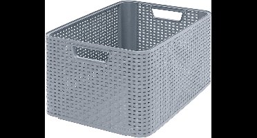 Curver Opbergmand 30L Grijs - Stijlvol en Duurzaam