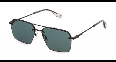 Police SPLQ90 Oro nero lucido 59/15/145 MAN Zonnebrillen