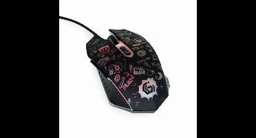 Gembird MUS-6B-GRAFIX-01 muis Rechtshandig USB Type-A Optisch 3600 DPI