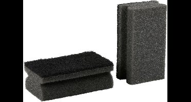 alpina BBQ Reinigings Spons - BBQ Schraper - BBQ en Grill Spons - Keuken schoonmaakborstel - Barbecue Accessoires - Zwart