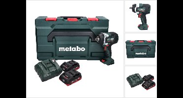 Metabo SSW 18 LTX 800 BL accu-slagmoersleutel 18 V 800 Nm 1/2" borstelloos + 2x accu 4,0 Ah + oplader + metaBOX