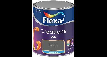 Flexa - Creations Lak Zijdeglans - 85% Grafiet - Mengverf - 0.75 L