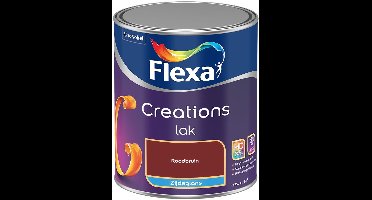Flexa - Creations Lak Zijdeglans - Roodbruin - Mengverf - 0.75 L