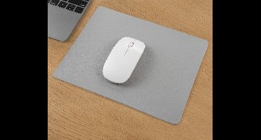 1 stuks muismat, dikke rubberen muismat met premium textuur, antislip, draagbaar en wasbaar, voor vrouwen, mannen, draadloze laptops, toetsenbordlade, gamingcomputer, kantoor, reizen, 30 x 24 cm.Lichtgrijs