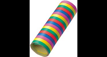 25x Serpentine rollen gekleurd - Feest Versiering Carnaval Decoratie Optoch Serpentine Serpetine