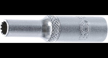BGS Dopsleuteldop Gear Lock, diep - 1/4 - 5 mm