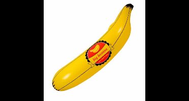 Folat - Opblaasbare banaan 70 cm - Carnaval - Carnaval kostuum - Carnaval accessoires