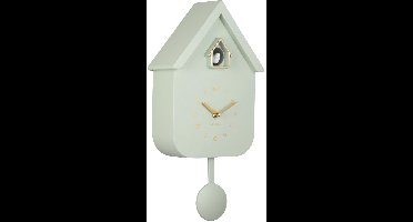 Karlsson Wandklok Solo Color Cuckoo - Jade groen - 6x21,5x41cm - Wandklok Modern