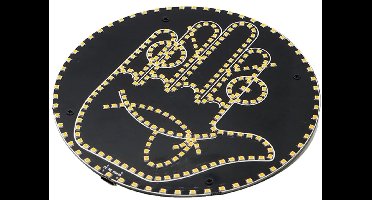 Auto LED Grappige Gezichtsuitdrukking Licht met Afstandsbediening – Multifunctionele Waarschuwingslamp voor Achterruit – Exterieur Accessoires