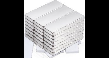 -Magnets - Neodymium - Super Strong - Rectangular - siliver - 3 Millimetres - Pack of 20
