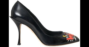 PointedToe Pump Black Patent Leather Wo