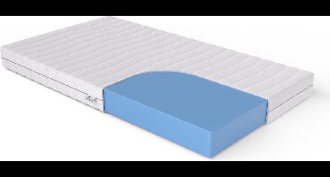 Deluxe Topper Koudschuim 180x200 - Hybride 20cm dik - Bamboo Tijk - Stevig