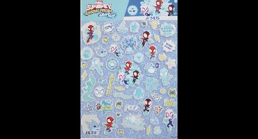 Spiderman – Marvel Spidey – bubbel stickers – 3D stickers kinderen – schoolspullen – knutselen – 50 stickers