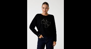 Guess Trui met logo en studs