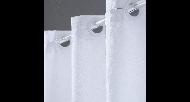 Boraboi® Wit waterdicht douchegordijn van stof met schimmelbestendige eigenschappen