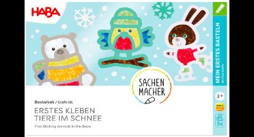 Haba knutselpakket eerste plakset dieren in de sneeuw - grote dieren - 3+